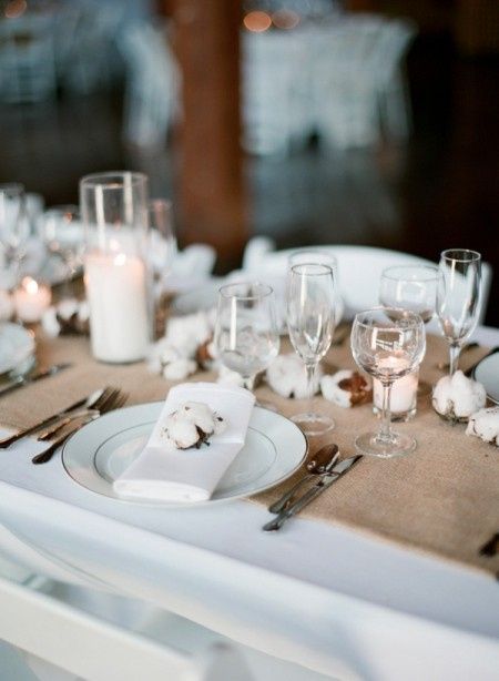 Boda con temática de Algodón