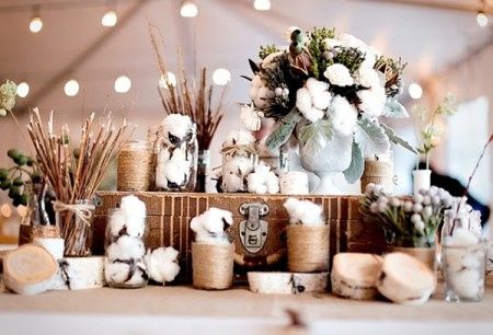 Boda con temática de Algodón