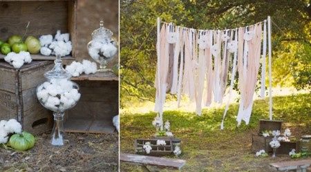 Boda con temática de Algodón