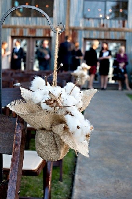 Boda con temática de Algodón