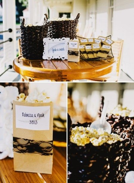 Inspiración para una boda de color Negro y Dorado