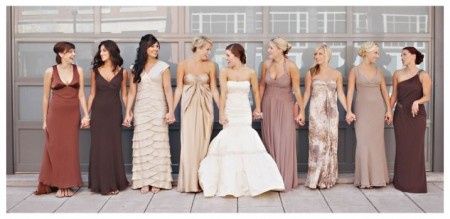 Inspiración para una Boda color Chocolate y Nude