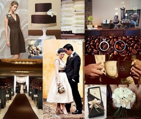 Inspiración para una Boda color Chocolate y Nude