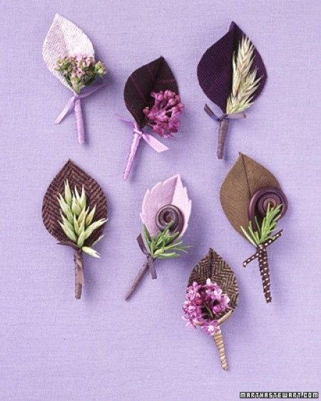 Inspiración para una Boda color Chocolate y Morado o Lavanda