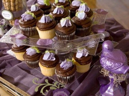Inspiración para una Boda color Chocolate y Morado o Lavanda