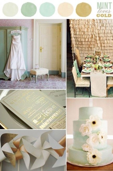 Boda en color Menta