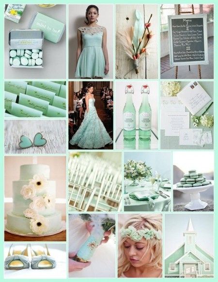 Boda en color Menta