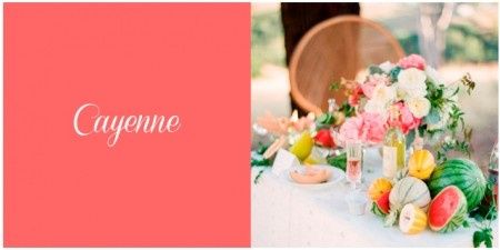 Colores para Bodas en la Primavera 2014