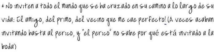 Los SI y los NO de las Bodas