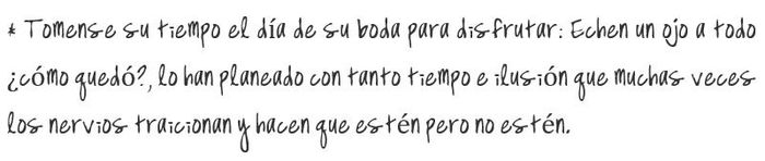 Los SI y los NO de las Bodas