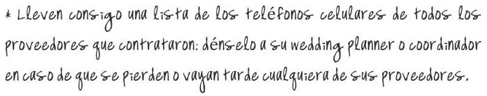 Los SI y los NO de las Bodas