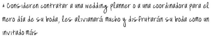 Los SI y los NO de las Bodas