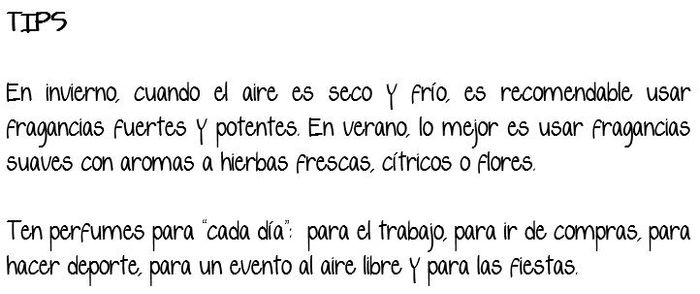 Tips para aplicarte el perfume