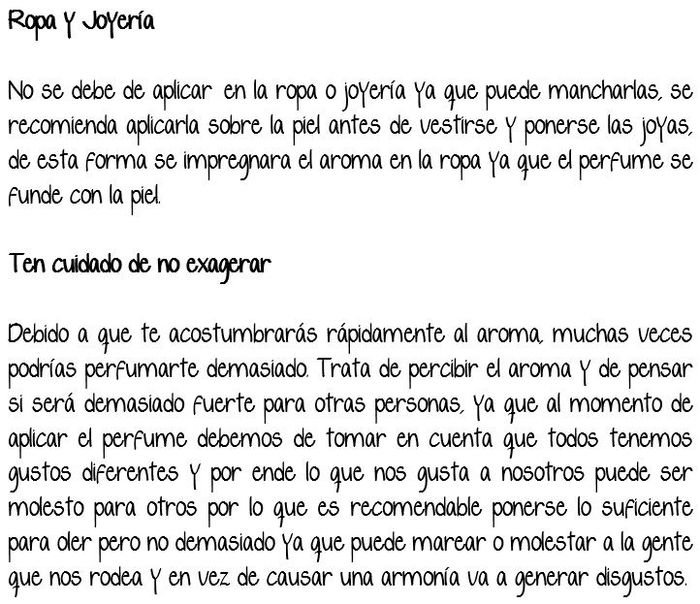 Tips para aplicarte el perfume