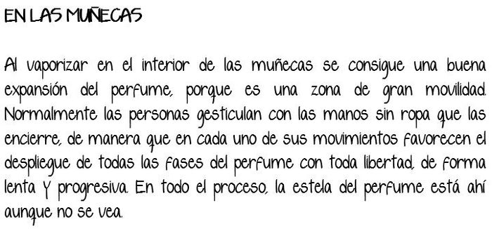 Tips para aplicarte el perfume