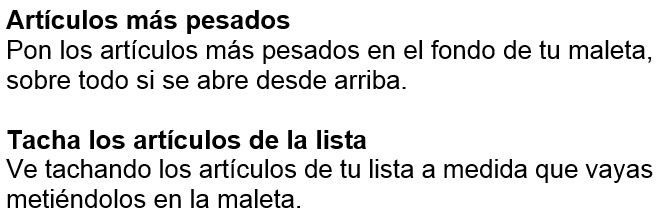 Como empacar una maleta