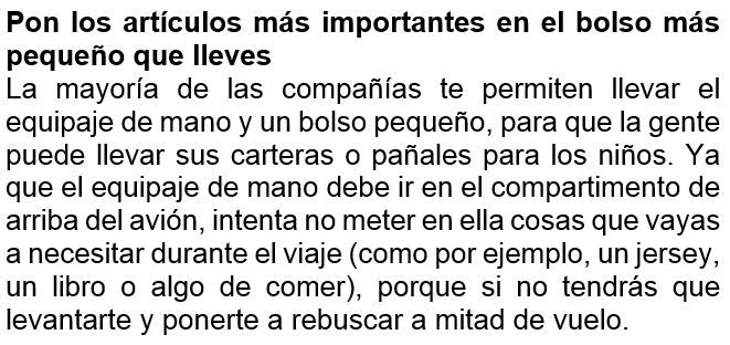 Como empacar para un viaje en avión