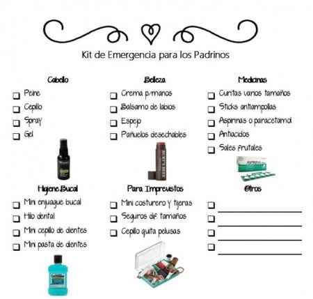 Kit de Emergencia para los Padrinos