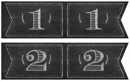 Numeradores de Mesas 4