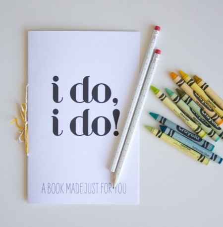DIY: Libro de actividades de la boda para niños 1