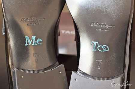 DIY: Letras para los zapatos de los Novios 16