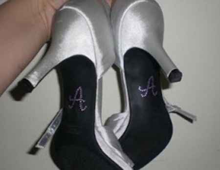 DIY: Letras para los zapatos de los Novios6