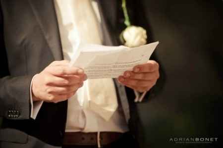 Consejos para preparar un discurso de boda
