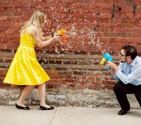 Sesión casual de novios