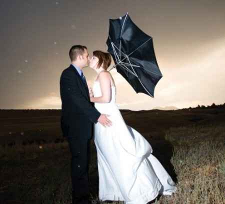 Fotografía de boda rock the frock o trash the dress