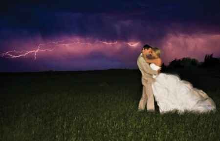 Fotografía de boda rock the frock o trash the dress