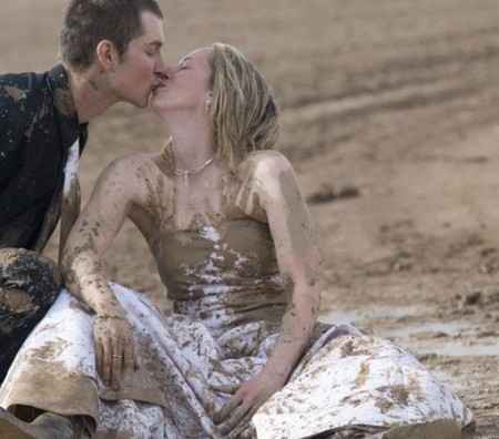 Fotografía de boda rock the frock o trash the dress