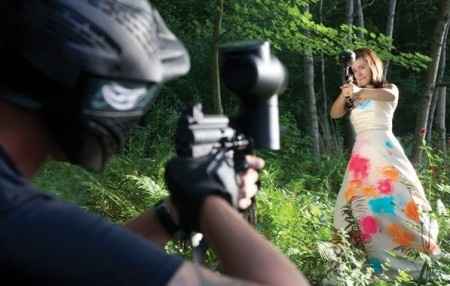 Fotografía de boda rock the frock o trash the dress