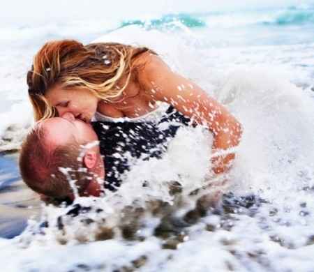 Fotografía de boda rock the frock o trash the dress