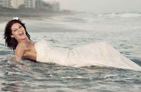 Fotografía de boda rock the frock o trash the dress