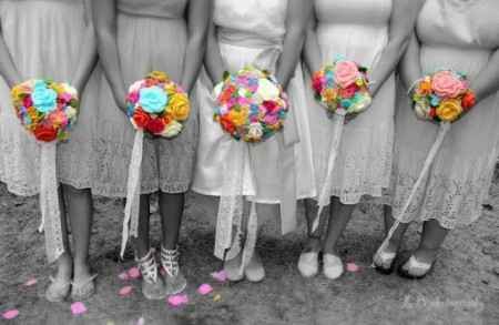 Fotografías de la Boda, la Técnica del color selectivo