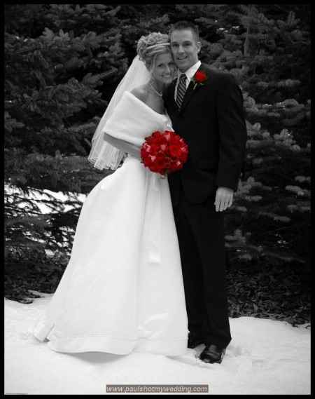 Fotografías de la Boda, la Técnica del color selectivo