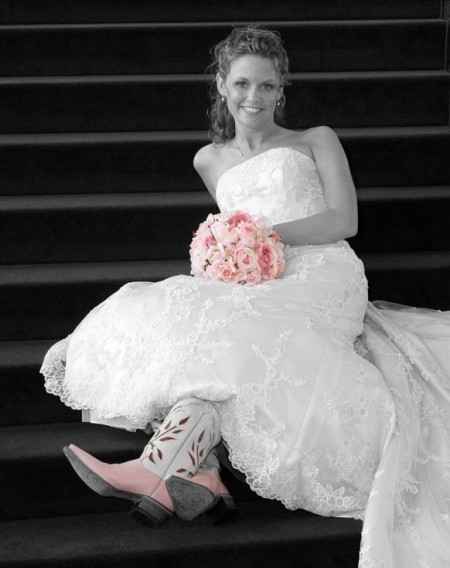 Fotografías de la Boda, la Técnica del color selectivo
