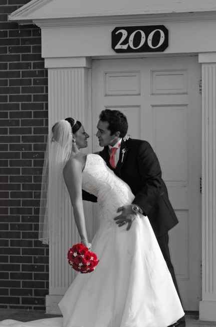 Fotografías de la Boda, la Técnica del color selectivo