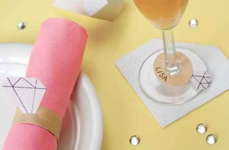 DIY: Decoración de Diamantes para Despedida de Soltera