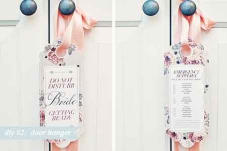 DIY: Letreros de No molestar en la puerta
