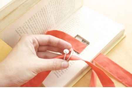 DIY: Porta Alianzas de Libro