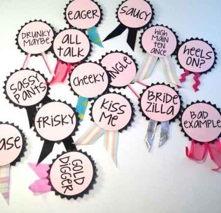 DIY: Identificadores Invitadas Despedida de Solteras II