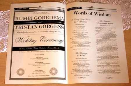 Invitaciones todo en 1 para la boda