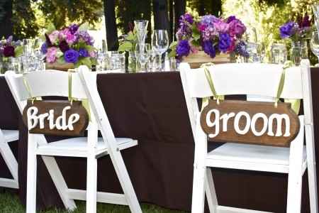 DIY: Letreros para los novios