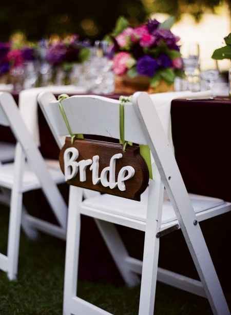 DIY: Letreros para los novios