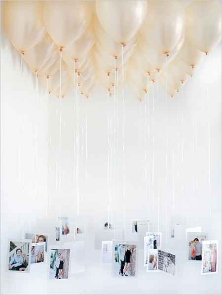 DIY: Decoración con Globos y fotos