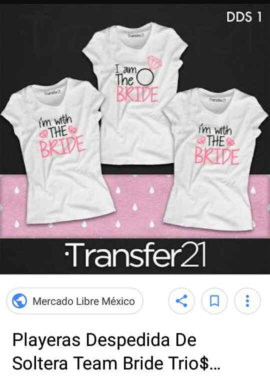 Despedida playera y gorra - 1