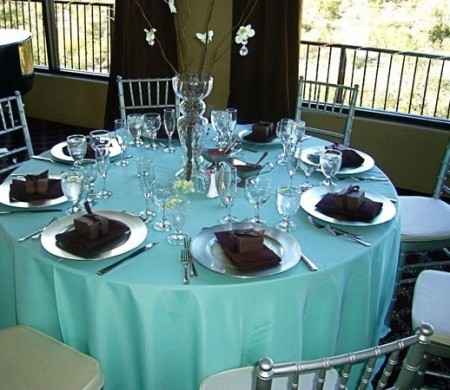 Combinación de colores para una boda color azul