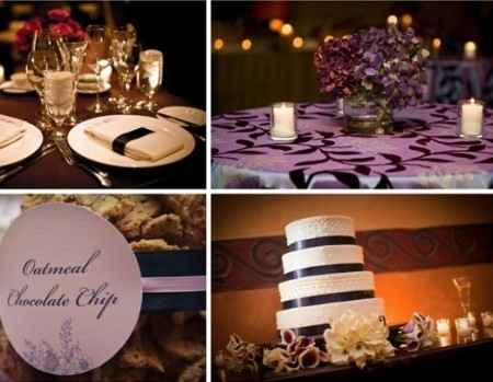 Combinación de colores para una boda color azul