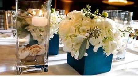Combinación de colores para una boda color turquesa